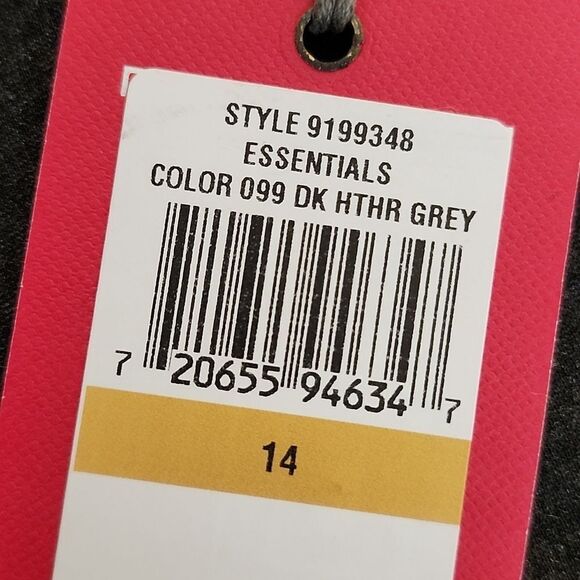 VINCE CAMUTO Style 9199348 Dark Heather Grey Thick Viscose± Warm Pant Size 14 - Picture 11 of 14